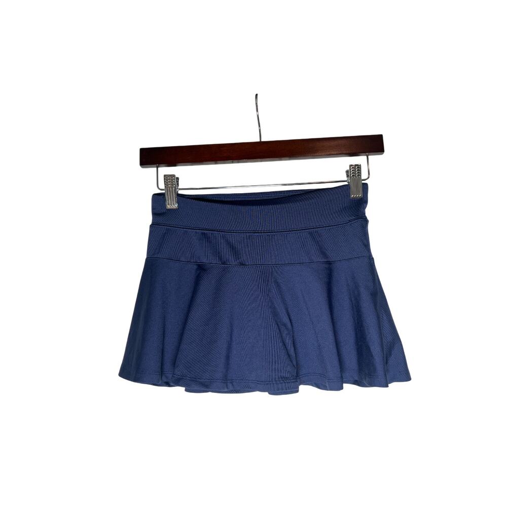 Old Navy Go-Dry High-Waisted Skirt Skorts Activewear Logo Blue Women Size Medium - Picture 4 of 7